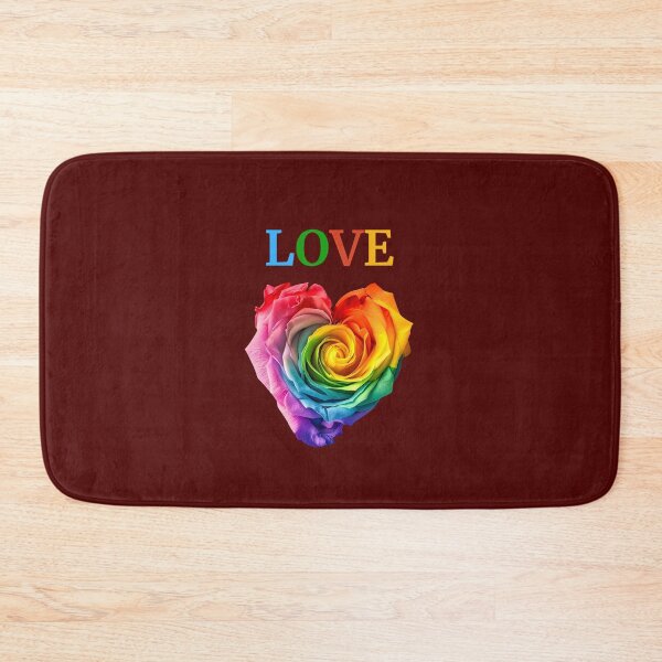 Item preview, RAINBOW  HEART  ROSE  LOVE  GIFTS designed and sold by Brewgoodness.