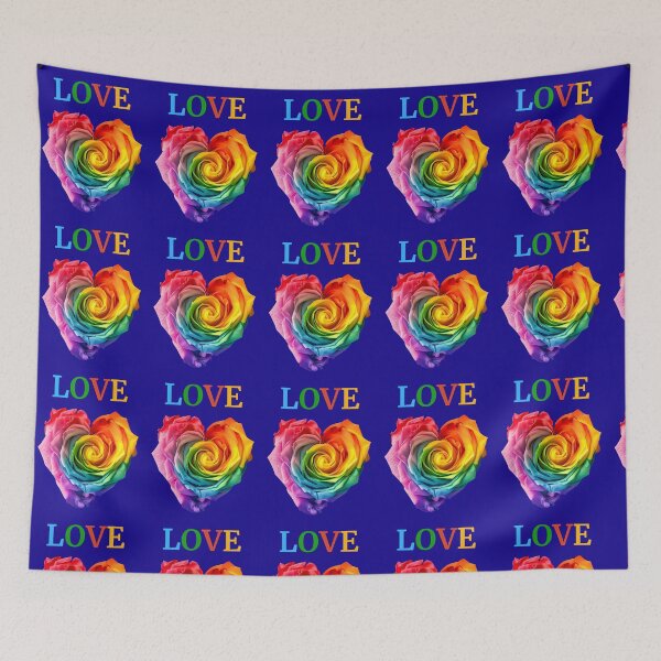 Item preview, RAINBOW  HEART  ROSE  LOVE  GIFTS designed and sold by Brewgoodness.