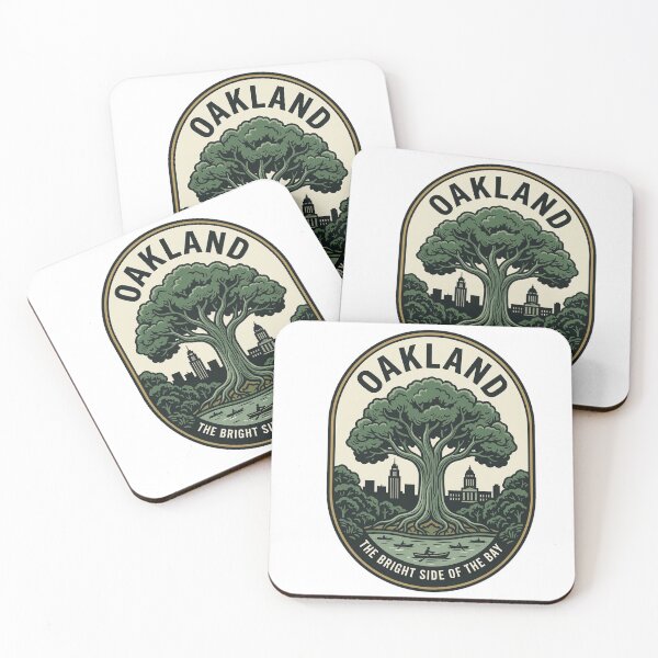 Item preview, Oakland California Nature Skyline Vintage Emblem designed and sold by k3rstman1.