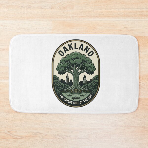 Item preview, Oakland California Nature Skyline Vintage Emblem designed and sold by k3rstman1.