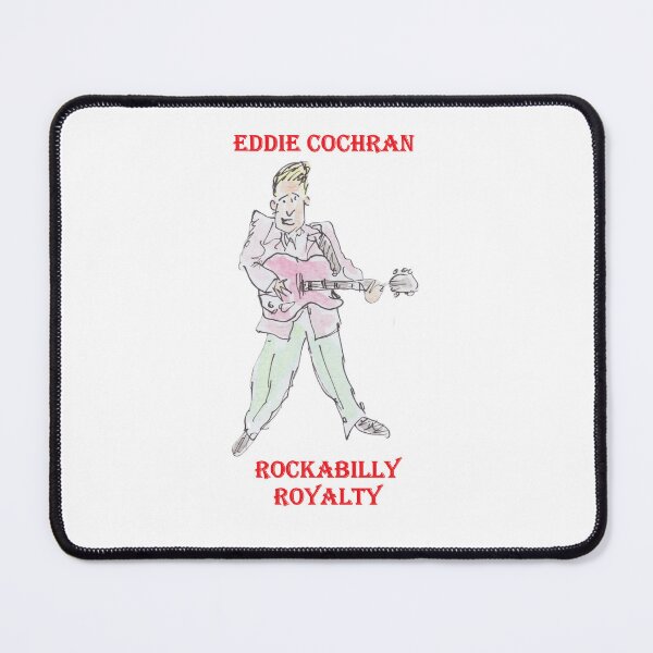 Item preview, Eddie Cohran playing guitar designed and sold by Inky Fingers Illustrations.