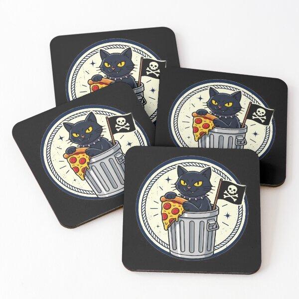 Item preview, Anarchy Cat Trash Pizza Rebellion  designed and sold by Oommen Studio .