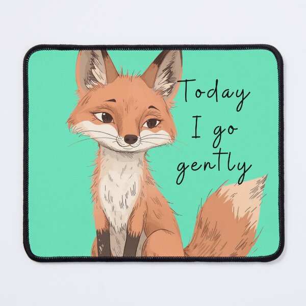 Item preview, Sitting vixen "Today i go gently" designed and sold by Art70shop.
