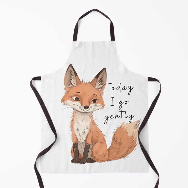 Item preview, Sitting vixen "Today i go gently" designed and sold by Art70shop.