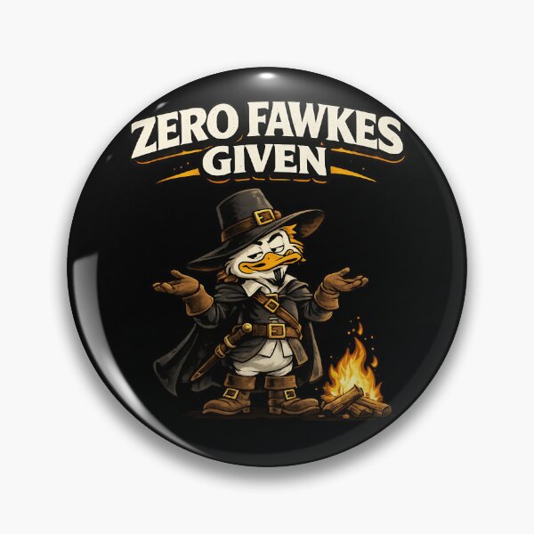 Item preview, Zero Fawkes Given Funny Guy Fawkes History Pun designed and sold by TeeTimeTreasure.