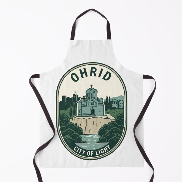 Item preview, Ohrid Macedonia City of Light Vintage Travel Badge designed and sold by k3rstman1.