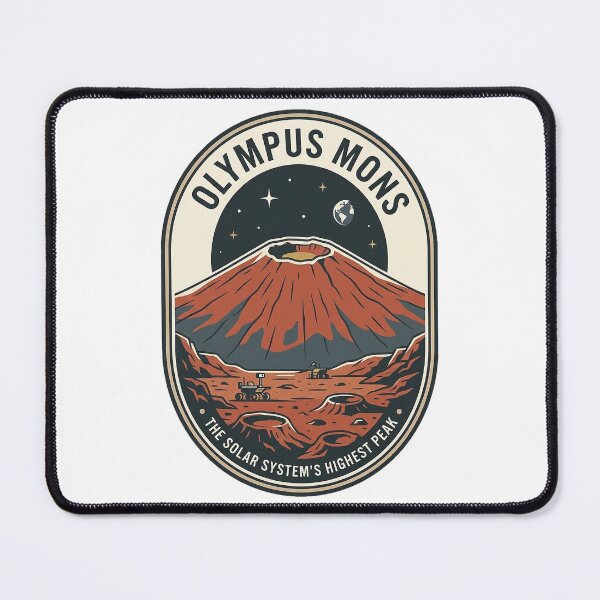 Item preview, Vintage Olympus Mons Mars Volcano Space Travel designed and sold by k3rstman1.