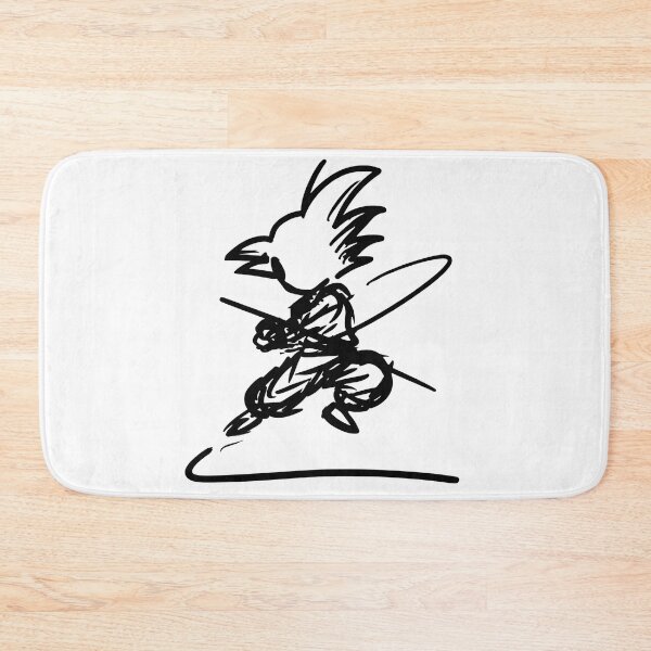 Item preview, Minimalist Continuous Line Art Manga Fighter Kid Goku Outline Streetwear designed and sold by DesignArtist.ia.