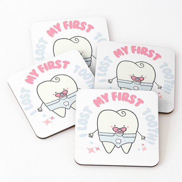 Item preview, My First Tooth Baby Milestone Gift | Cute Tooth Fairy Keepsake for Kids | Kawaii First Lost Tooth Design designed and sold by karolaart.