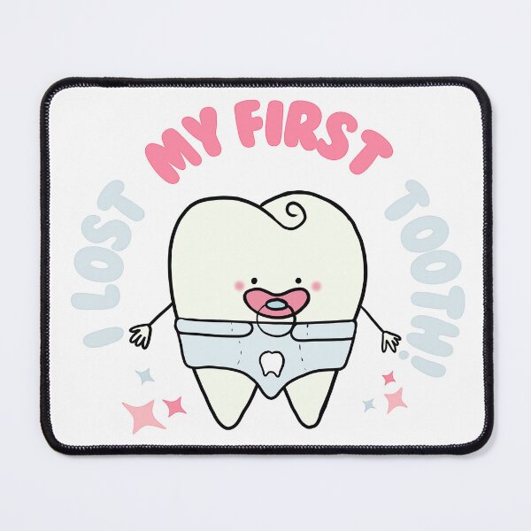 Item preview, My First Tooth Baby Milestone Gift | Cute Tooth Fairy Keepsake for Kids | Kawaii First Lost Tooth Design designed and sold by karolaart.