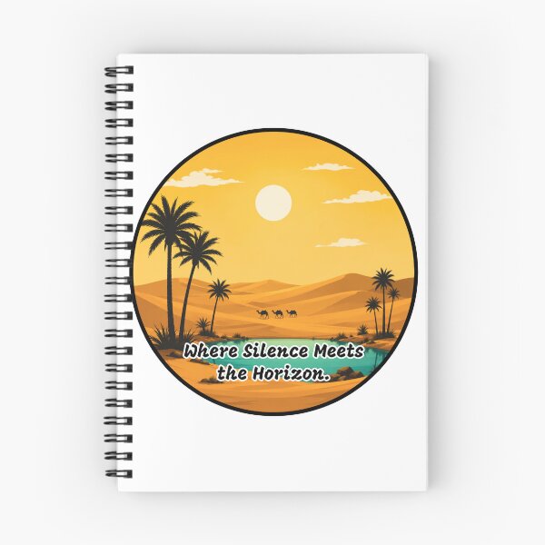 Item preview, Desert Oasis Sunset Circle Design designed and sold by PixelParinda.