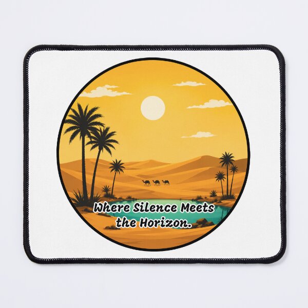 Item preview, Desert Oasis Sunset Circle Design designed and sold by PixelParinda.