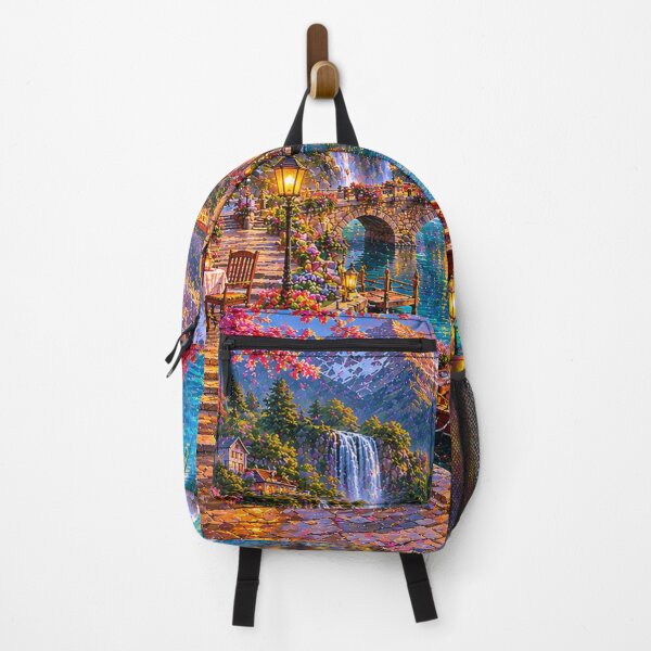Item preview, Hidden Paradise Lagoon Oil Painting designed and sold by Pond21.