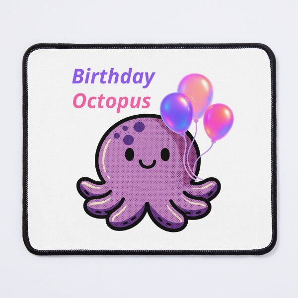 Item preview, Birthday Octopus T-shirt Gifts  designed and sold by ZemVibe.
