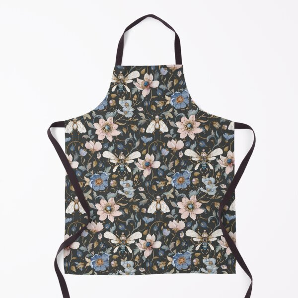 Item preview, Midnight Botanical Garden with Ornamental Bees designed and sold by EmmasStory.