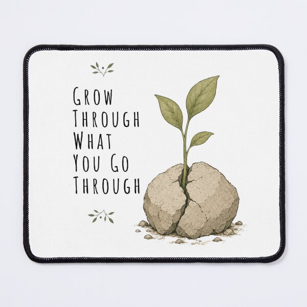 Item preview, Resilient Seedling Growing Through Cracked Rock designed and sold by Maryna_Reine.