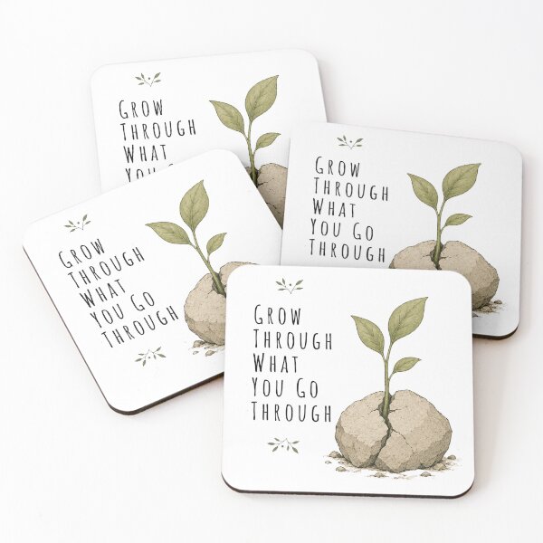 Item preview, Resilient Seedling Growing Through Cracked Rock designed and sold by Maryna_Reine.