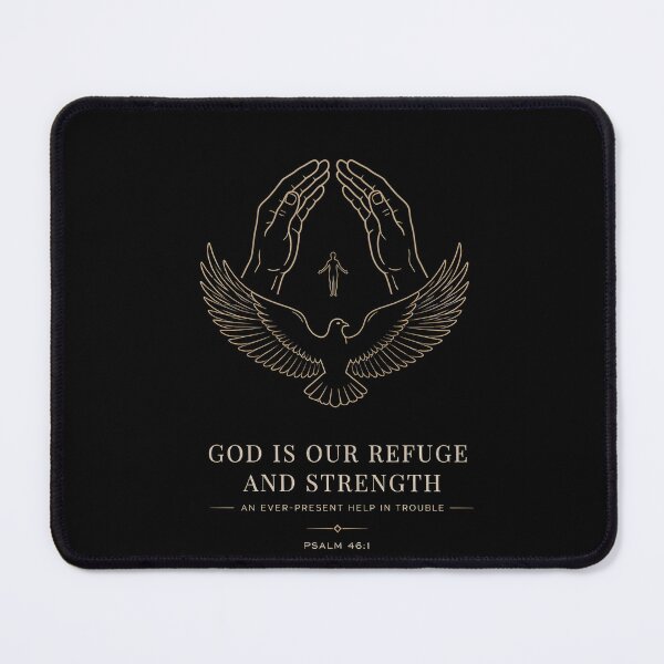Item preview, Christian Design God Is Our Refuge Psalm designed and sold by TheLampClothing.
