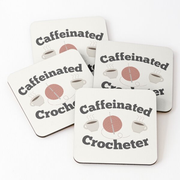 Item preview, Caffeinated Crocheter designed and sold by SipAndStitchCo.