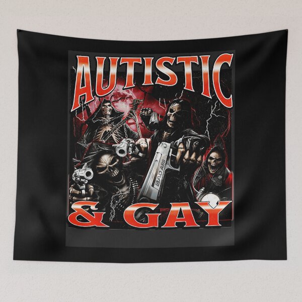 Item preview, Autistic & Gay Pride Identity Neurodivergent LGBTQ designed and sold by SeraXYZ.