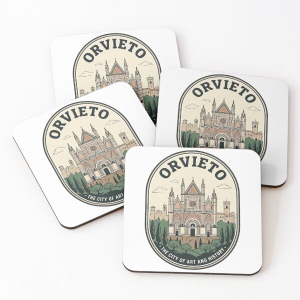Item preview, Vintage Orvieto Italy Travel Badge Duomo Cathedral designed and sold by k3rstman1.