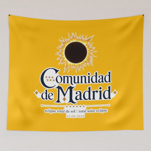 Item preview, Comunidad de Madrid Eclipse 2026 designed and sold by Beyond Destinations.