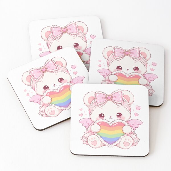 Item preview, Kawaii Pride Bear designed and sold by fadeinkstudio.