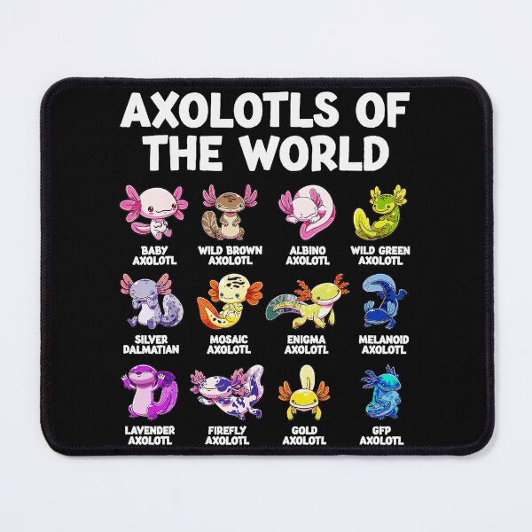 Item preview, Axolotls Of The World Axolotl Pet Owner Amphibian Lover designed and sold by SeraXYZ.