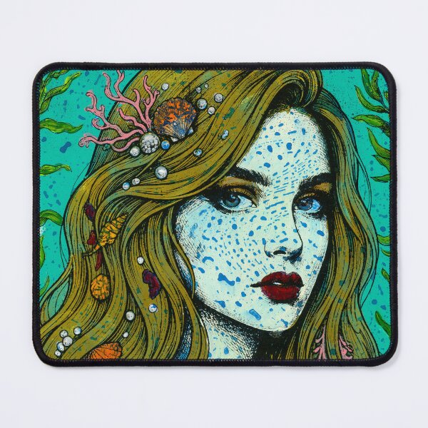 Item preview, The Golden Mermaid designed and sold by ElvisSantanaArt.