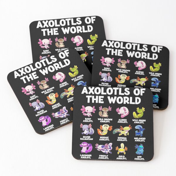 Item preview, Axolotls Of The World Axolotl Pet Owner Amphibian Lover designed and sold by SeraXYZ.