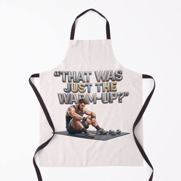 Item preview, That Was Just The Warm-Up Funny Gym designed and sold by pradeepvisuals.