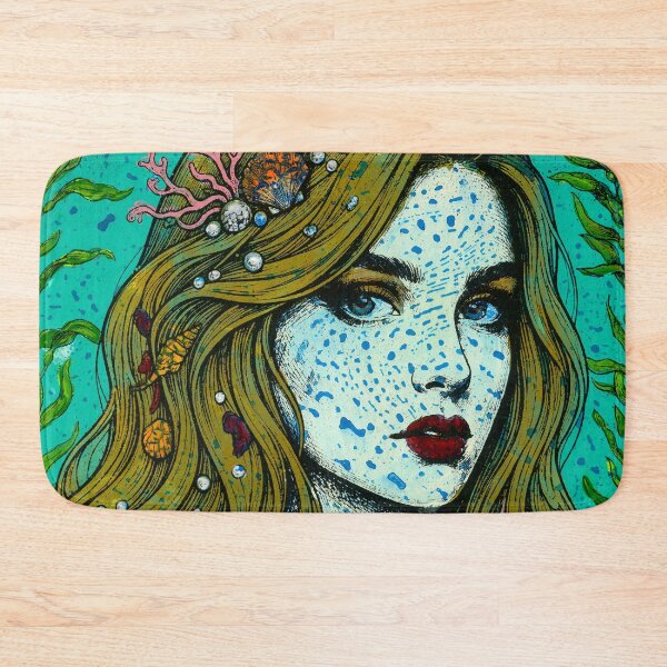 Item preview, The Golden Mermaid designed and sold by ElvisSantanaArt.