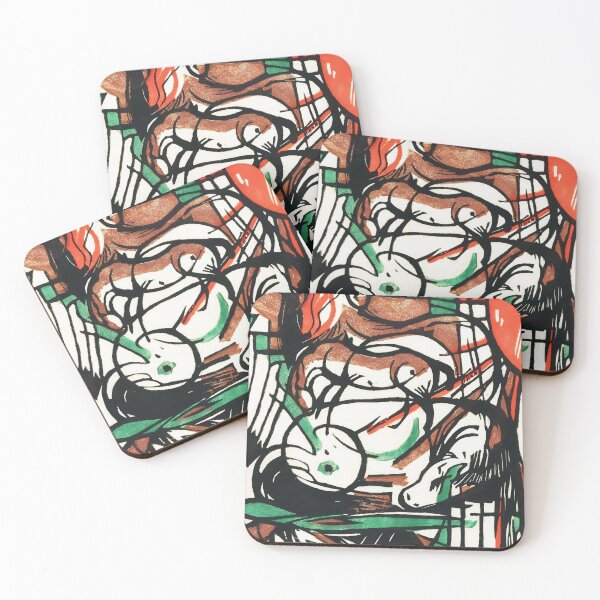 Item preview, Franz Marc - Birth of the Horses designed and sold by Erlin Rudho.