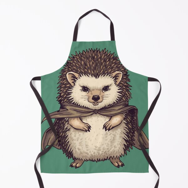 Item preview, A brave hedgehog with a mini cape designed and sold by Art70shop.