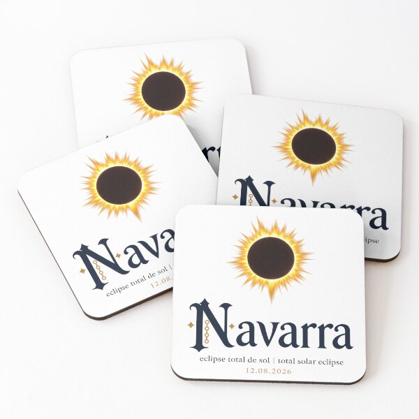 Item preview, Navarra Solar Eclipse 2026 Design designed and sold by Beyond Destinations.