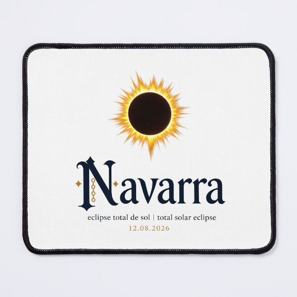 Item preview, Navarra Solar Eclipse 2026 Design designed and sold by Beyond Destinations.