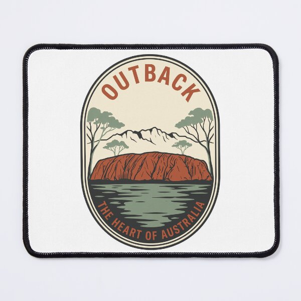 Item preview, Vintage Australia Outback Uluru Travel Badge designed and sold by k3rstman1.