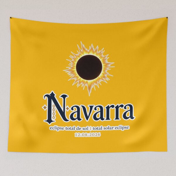 Item preview, Navarra Solar Eclipse 2026 Design designed and sold by Beyond Destinations.