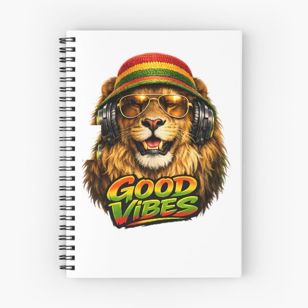 Item preview, Good Vibes Reggae Lion DJ Rasta designed and sold by  ZenRave Designs.
