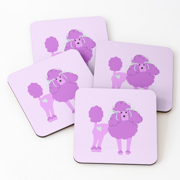 Item preview, Purple Poodle Cute Dog illustration designed and sold by AnulaArt.