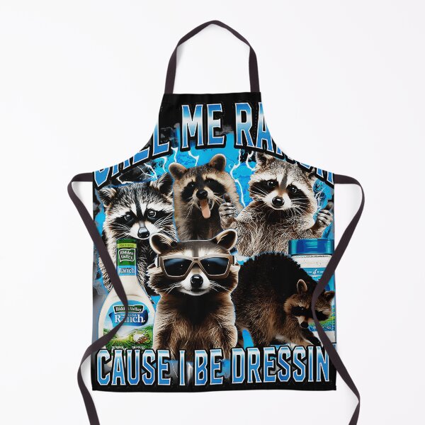 Item preview, Call Me Ranch Cause I Be Dressin' Funny Raccoon Meme Animal Lover Humor designed and sold by SeraXYZ.