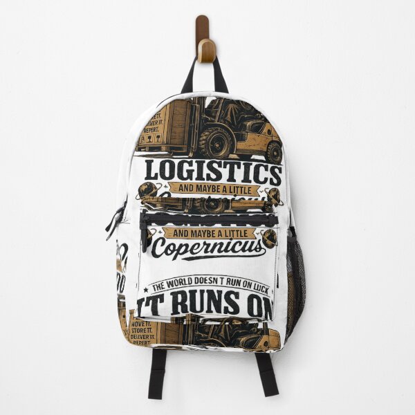 Item preview, Copernicus Runs on Logistics Forklift Retro Design designed and sold by RetroNibylander.