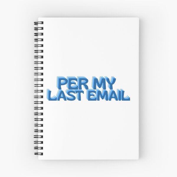 Item preview, Per My Last Email Funny Office Sarcasm Retro Text designed and sold by Snowy Studio Designs.
