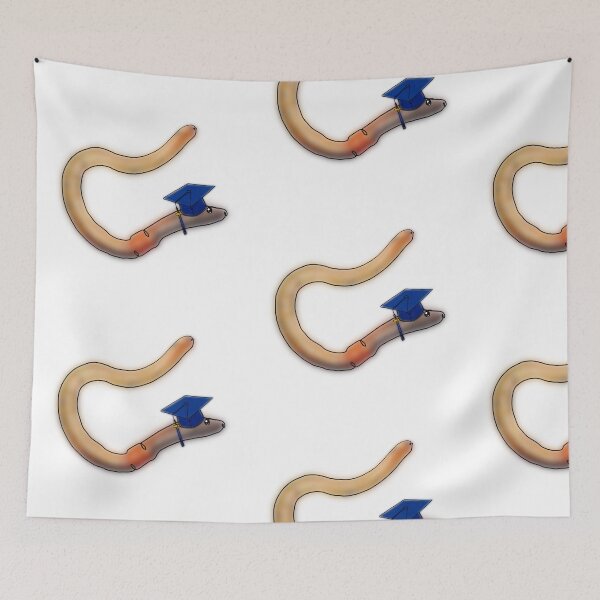 Item preview, Worm in a graduation Hat – animalzinhats designed and sold by Ashley’sAnimalz.