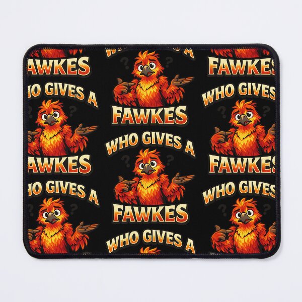 Item preview, Who Gives A Fawkes Funny Sarcastic Bird Design designed and sold by TeeTimeTreasure.