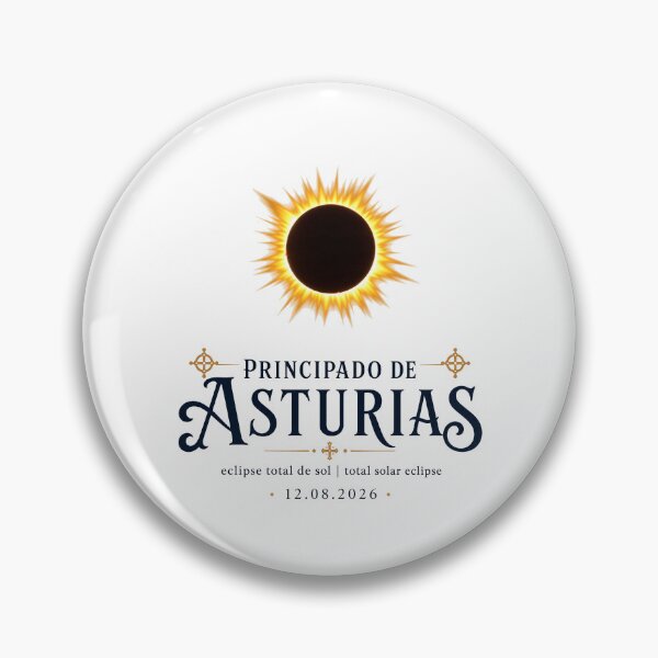 Item preview, Asturias Solar Eclipse 2026 Design designed and sold by Beyond Destinations.
