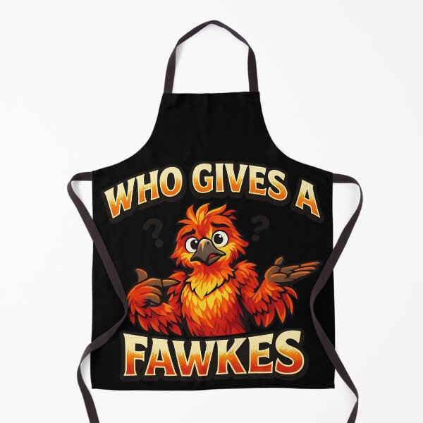 Item preview, Who Gives A Fawkes Funny Sarcastic Bird Design designed and sold by TeeTimeTreasure.