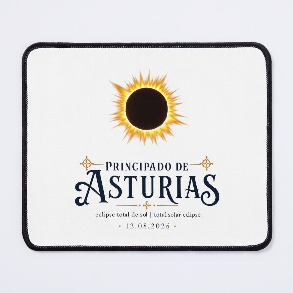 Item preview, Asturias Solar Eclipse 2026 Design designed and sold by Beyond Destinations.