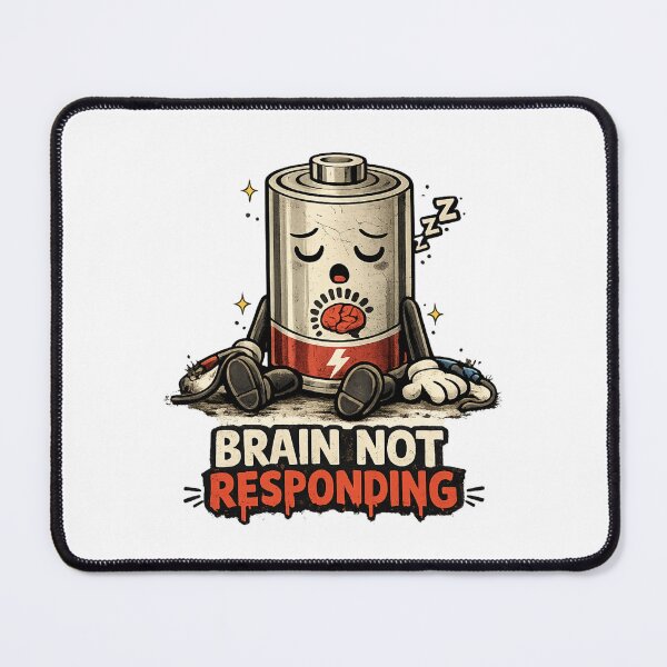 Item preview, Brain Not Responding designed and sold by DesignTeamHub.
