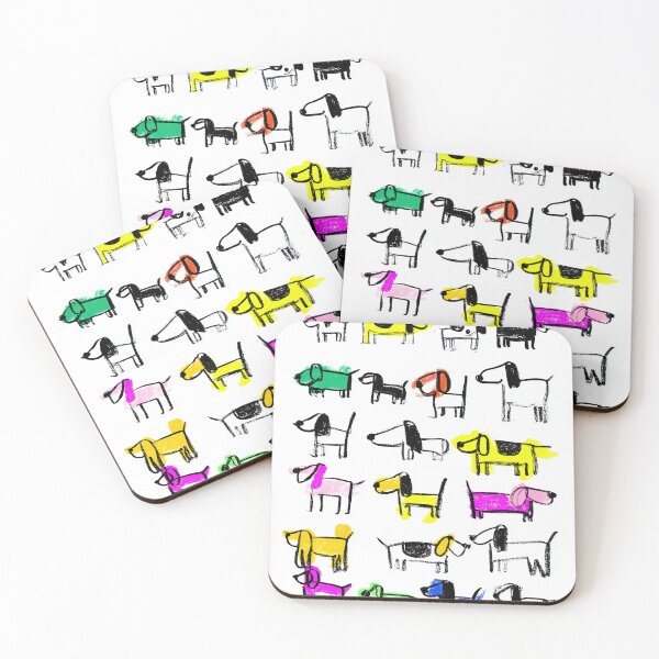 Item preview, Cartoon basset hounds designed and sold by lautir.